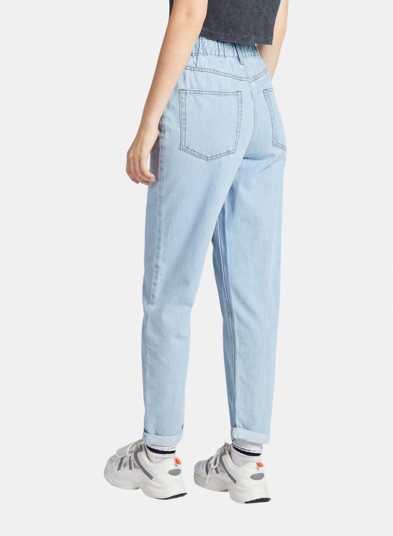 Kiabi Paperbag Regular Fit Jeans - Image 2